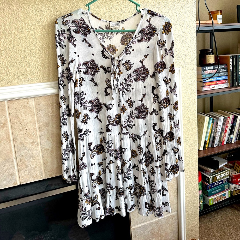 Paisley print dress women’s small